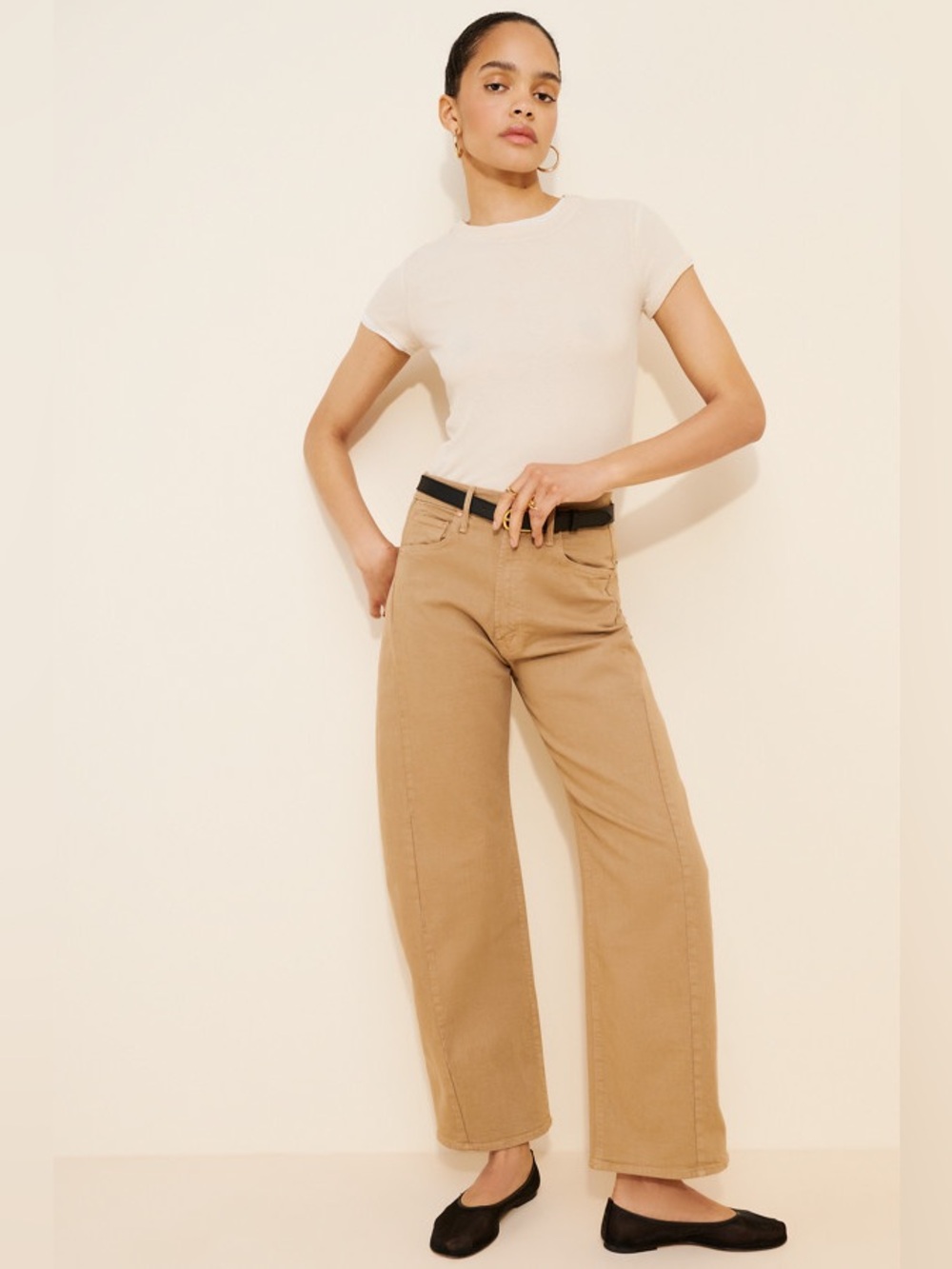MotherThe Half-pipe Flood Jeans in The Devil May Care